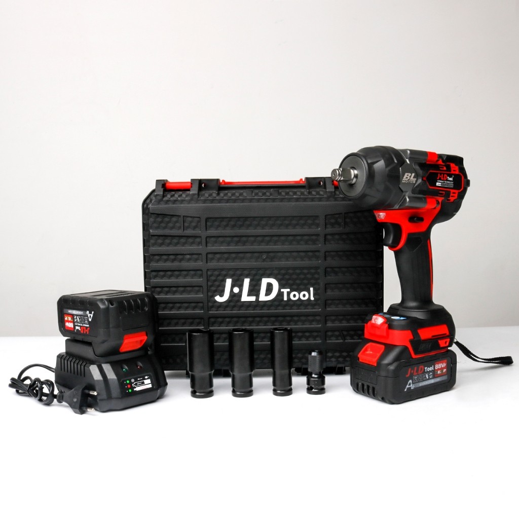 JLD 700N.m Impact Jumbo Torsi Besar Upgrade High Torque Brushless Impact Wrench Cordless Variable 3-