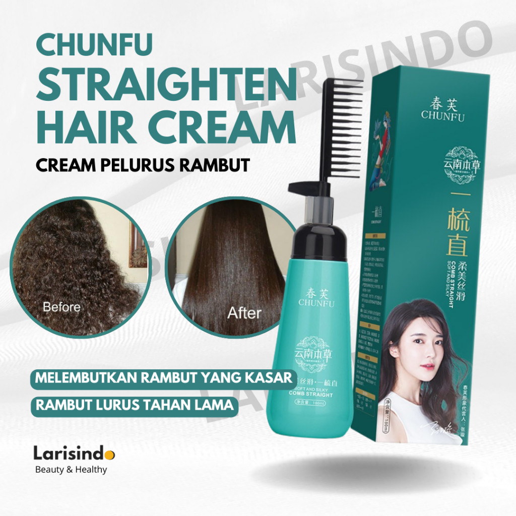 Smoothing Rebonding Rambut Keriting Mudah Lurus Permanen