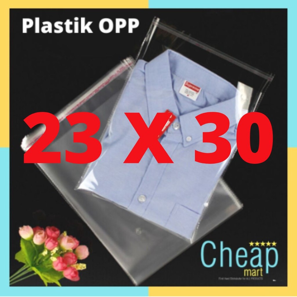 

[02] OPP LEM PLASTIK KACA 23 X 30 DVD,Bakery,Undangan,Roti,Amplop,Angpao, baju (Isi 100 Lembar)