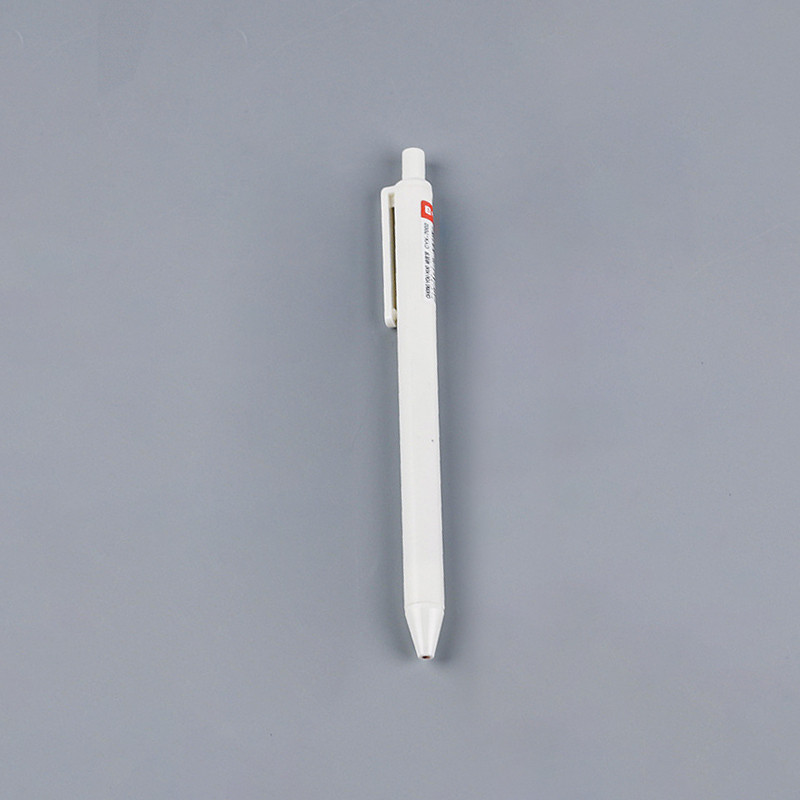 

Students Exam Pen 0.5 mm Quick Drying Simple Gel Ink Pen ST Nib Press Type Black Pen