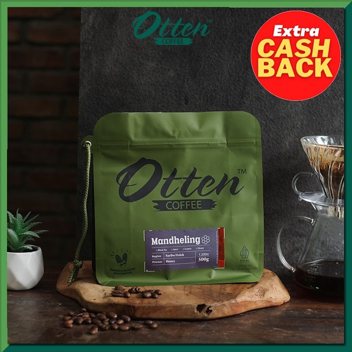 

Kopi Arabica Mandheling Honey Process 500g - Otten Coffee - Super Fine