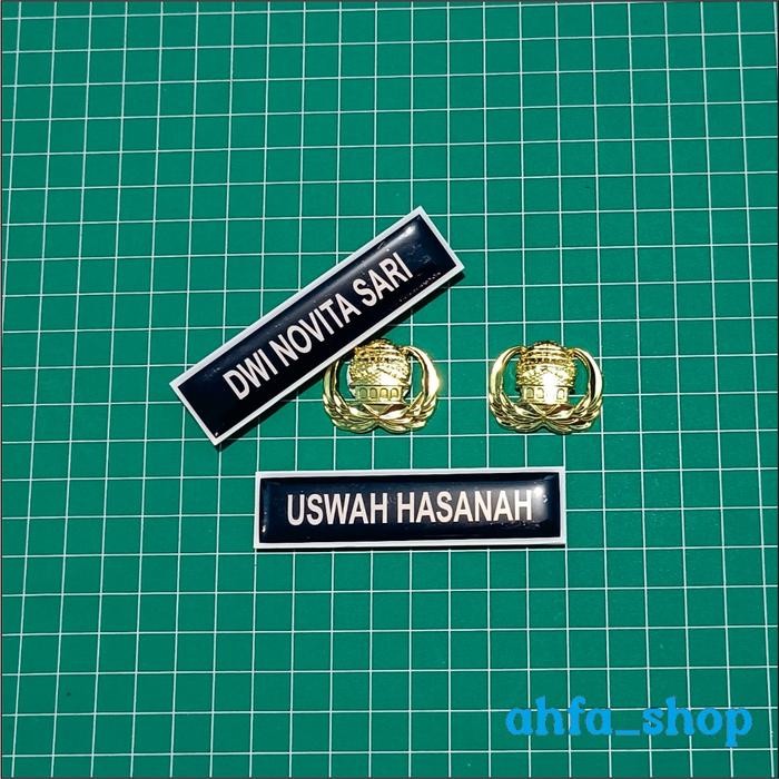 

New Collection Paket Name Tag ASN Terbaru (Name tag & Pin Korpri) Foto - Magnet