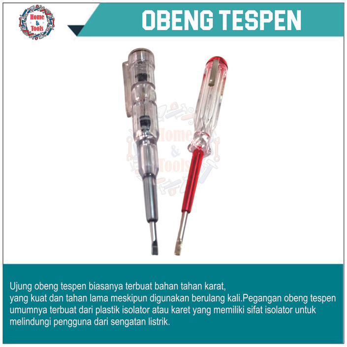 Obeng Tespen / Obeng Penguji Listrik / Obeng Listrik