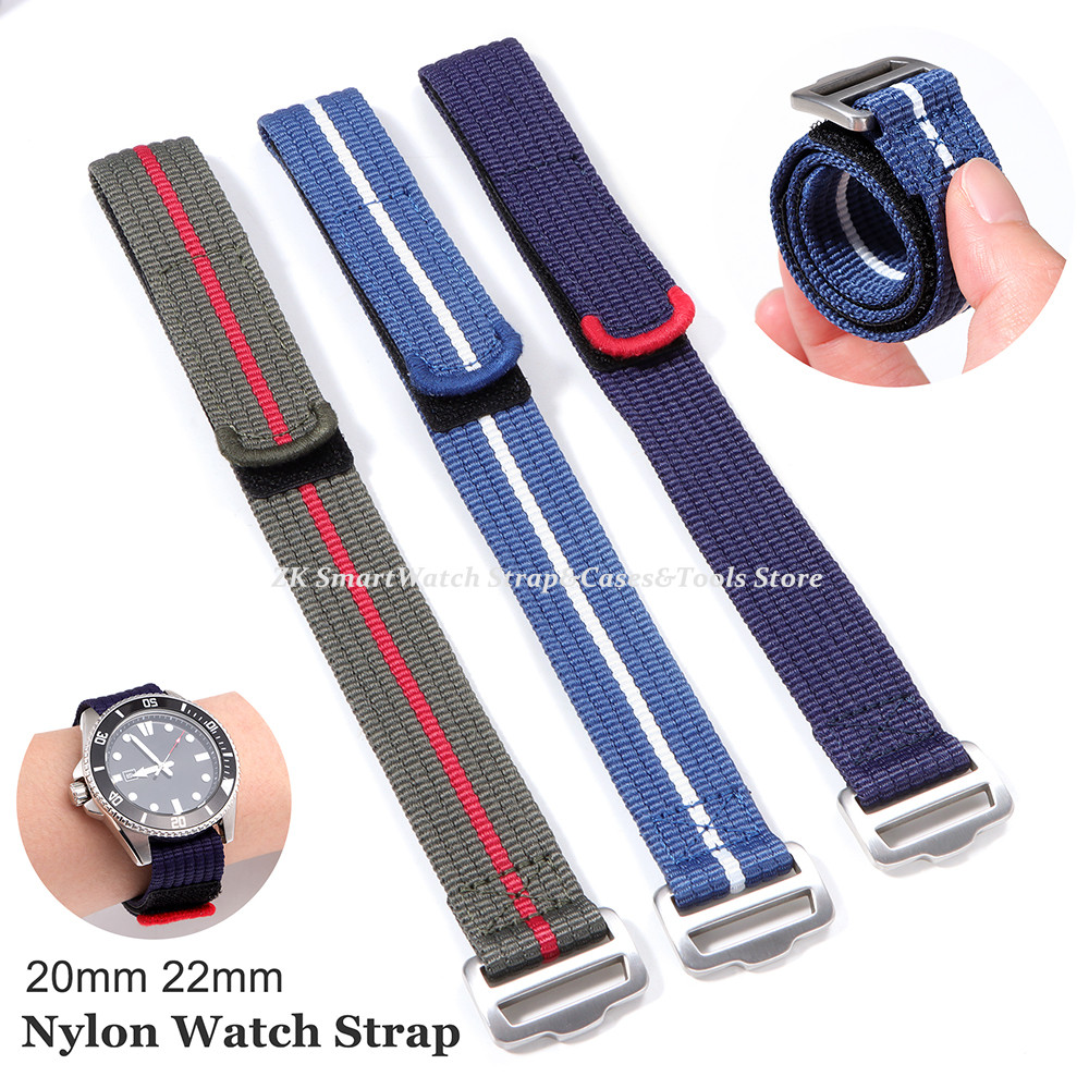Nylon Wat Strap 20mm 22mm for Tudor Military Sport Wrist Band for Seiko 5 Bracelet Men Women Replace