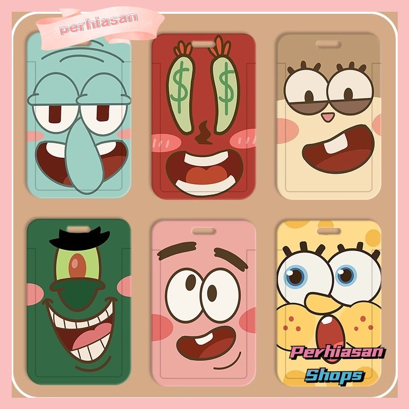 

【Diskon Lebaran】ID CARD HOLDER MOTIF KAWAII TEMPAT KARTU PHOTOCARD PHOTO CARD Dilengkapi Dengan Tali Tangan Berkualitas Tinggi Mendukung Diskon Untuk Pembelian Grosir,SpongeBob Wajah Besar