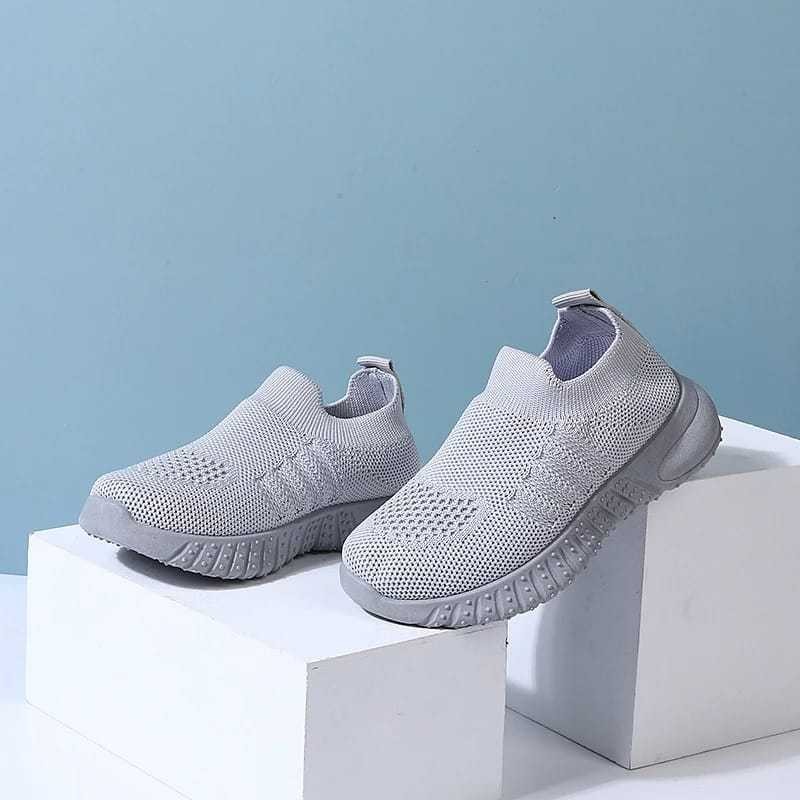 Sepatu Sneakers Anak-Anak Rajut Sepatu Sekolah Anak LV0500