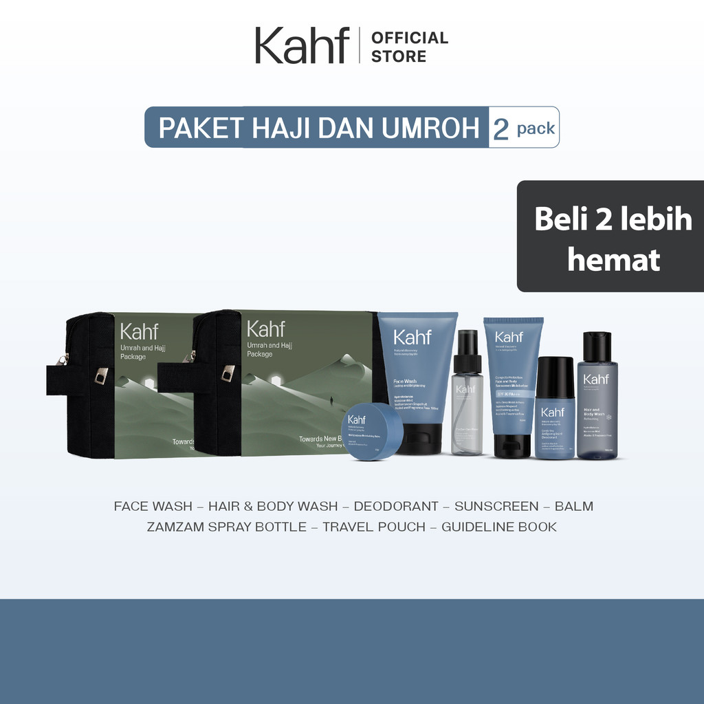 [PRE-ORDER] [BELI 2 LEBIH HEMAT] Kahf Hajj and Umrah Package - Paket Haji dan Umroh