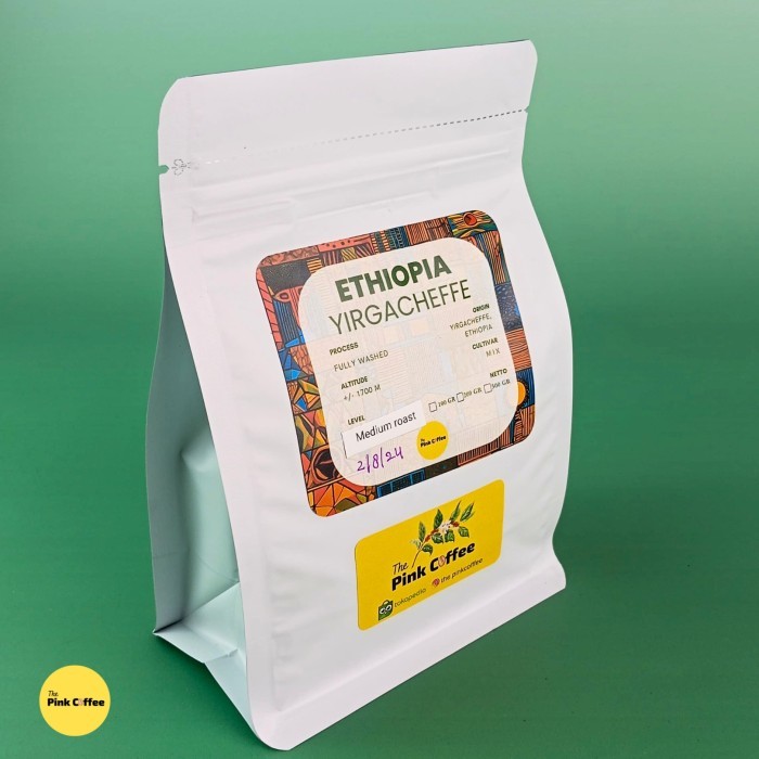 

GK Kopi Ethiopia Yirgacheffe, Arabika Biji, Bubuk - 200 gram, Biji/Beans