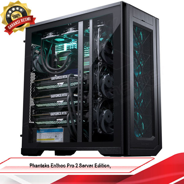 Phanteks Enthoo Pro 2 Server Edition, Tempered Glass, Satin Black | Casing PC Server | Casing PC 11 