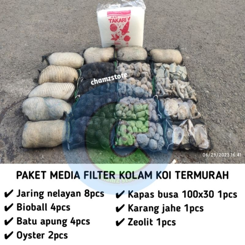 paket media filter kolam koi siap pakai / media filter kolam koi / media filter