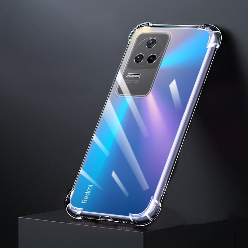 CASE XIAOMI POCO F4 SILICONE SOFT ANTICRACK CLEAR HD ANTI SHOCK