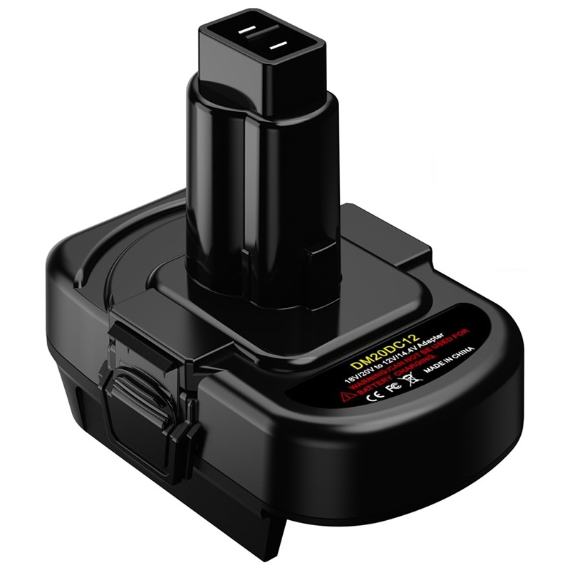 Battery Adapter For Dewalt 20V Or For Milwaukee M18 18V Li-Ion Battery Convert To For Dewalt 12V/14.
