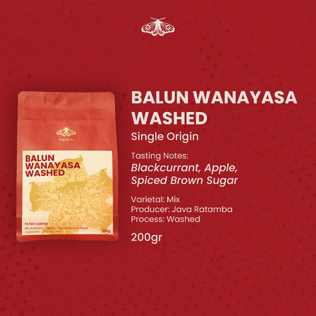 

JAMIN MURAH !!!Kopi Arabika Balun Wanayasa Proses Basah 200 gr(BISA LANGSUNG ORDER)