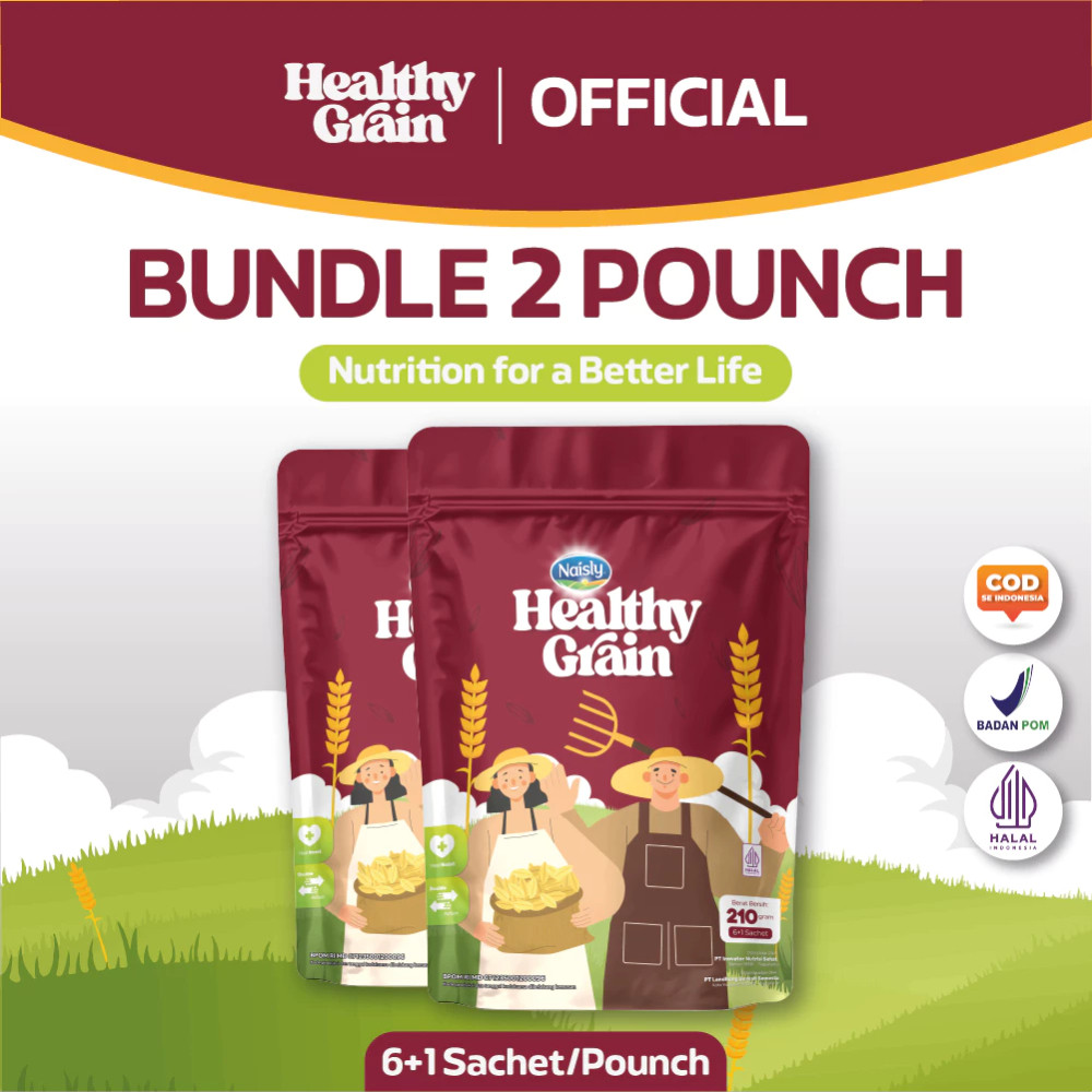 

SALE HealthyGrain Multigrain Kaya Serat Menstabilkan Tekanan Darah & Menurunkan Hipertensi 2 Pouch