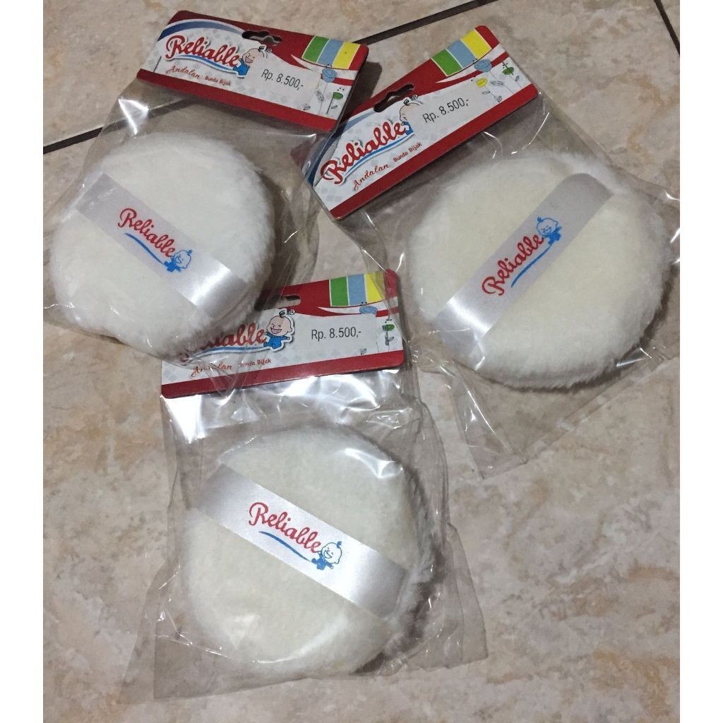 ACEH.ANG 131932 Reliable Sponge Bedak / Puff Bedak Bayi Lembut STOK TERBATAS