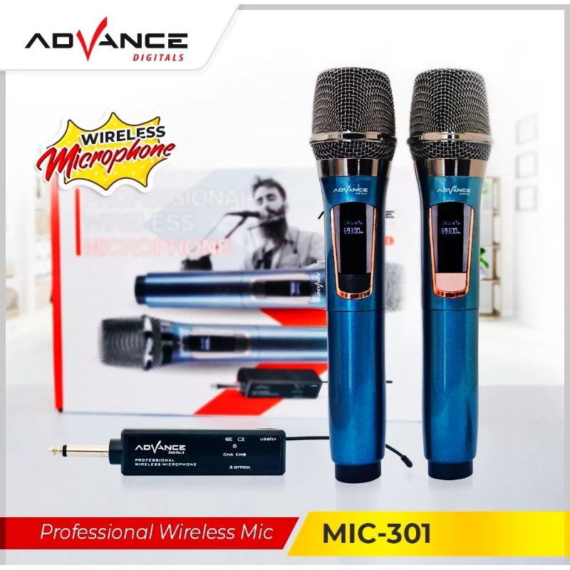 Mic Wireless Bluetooth Advance Mic -301