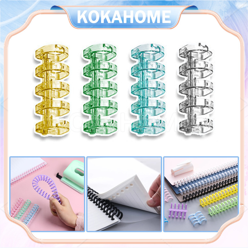 

30 Holes Ring Binder/Ring Binder Spiral/Ring Binder Plastik DIY 30 Lubang