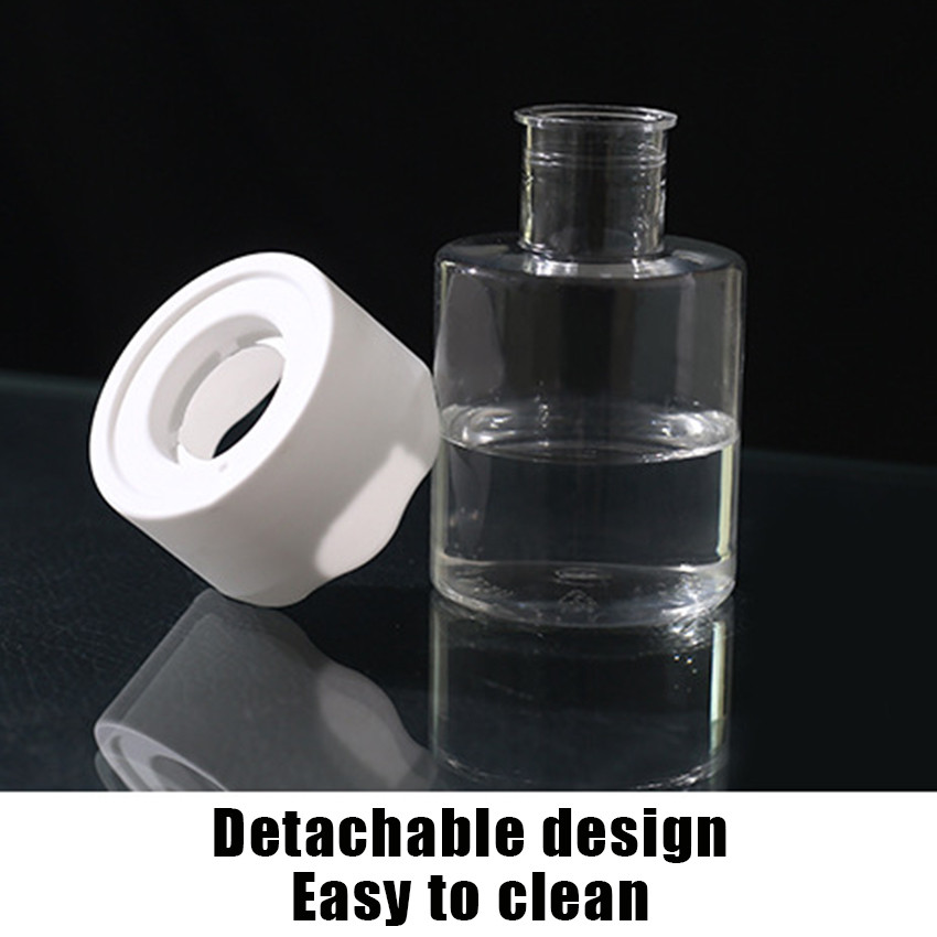 Pot Hidroponik Self Watering Plastik Bening Vas Bunga Vas Tanaman Air Estetik