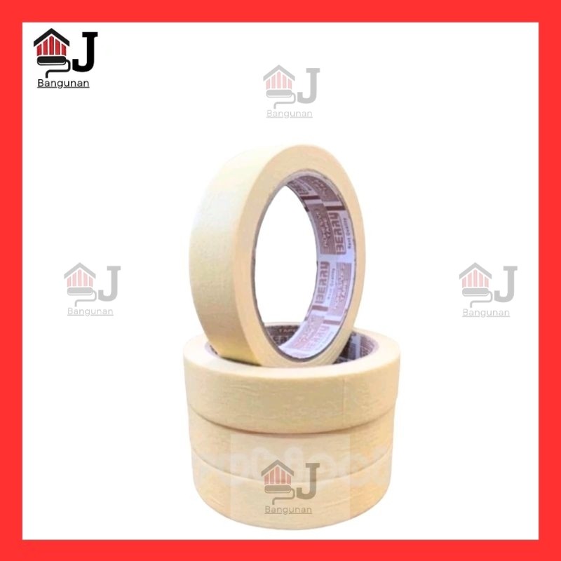 

AJB - Isolasi Kertas Masking Tape Berry 1 " x 25 m ( 23 mm x 25 m )