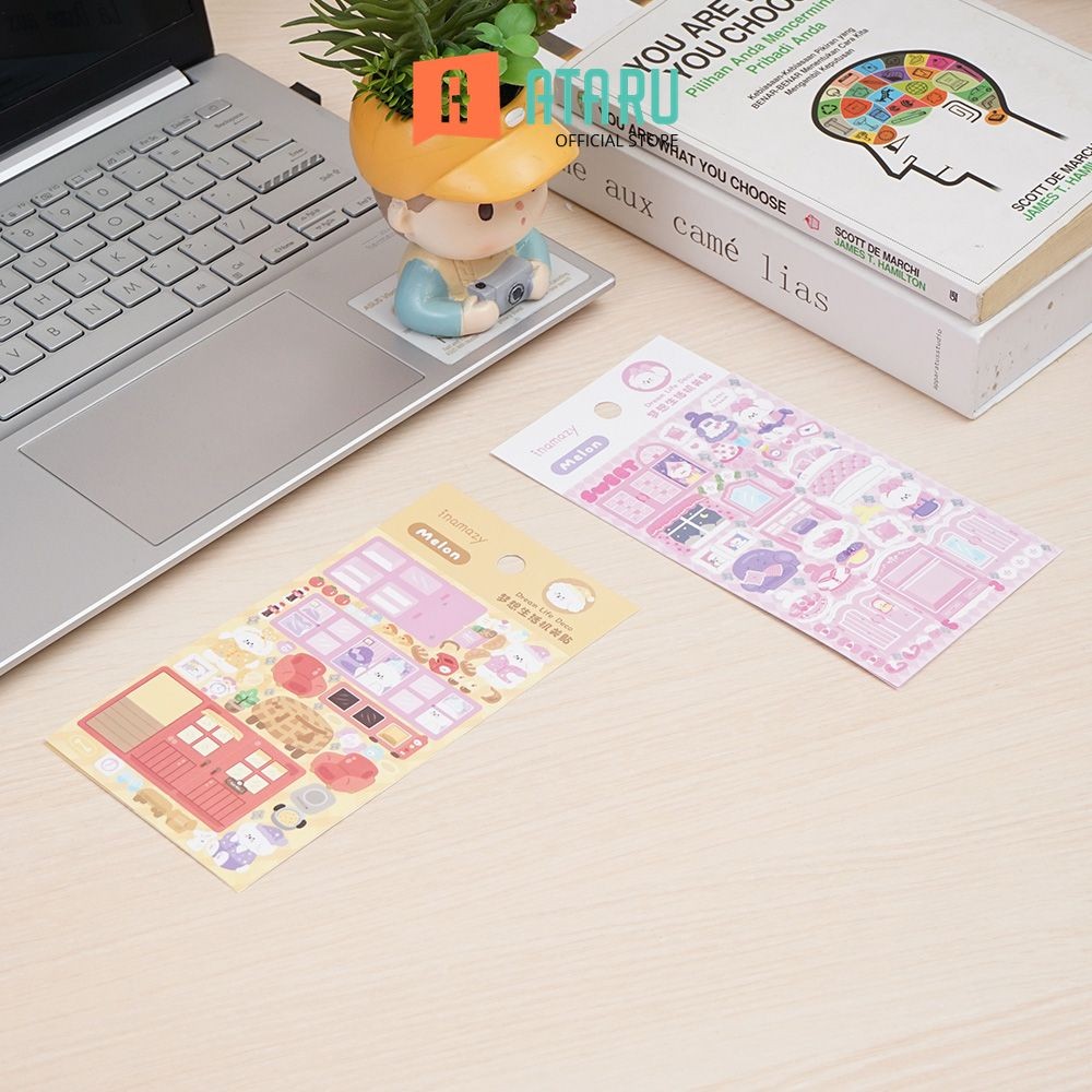 

Ataru Stiker Diy Pop Up Melon Wswc26106 - Random Stiker Dekoratif Lucu Cute Stickers Deco Sticker Pack Journal Book