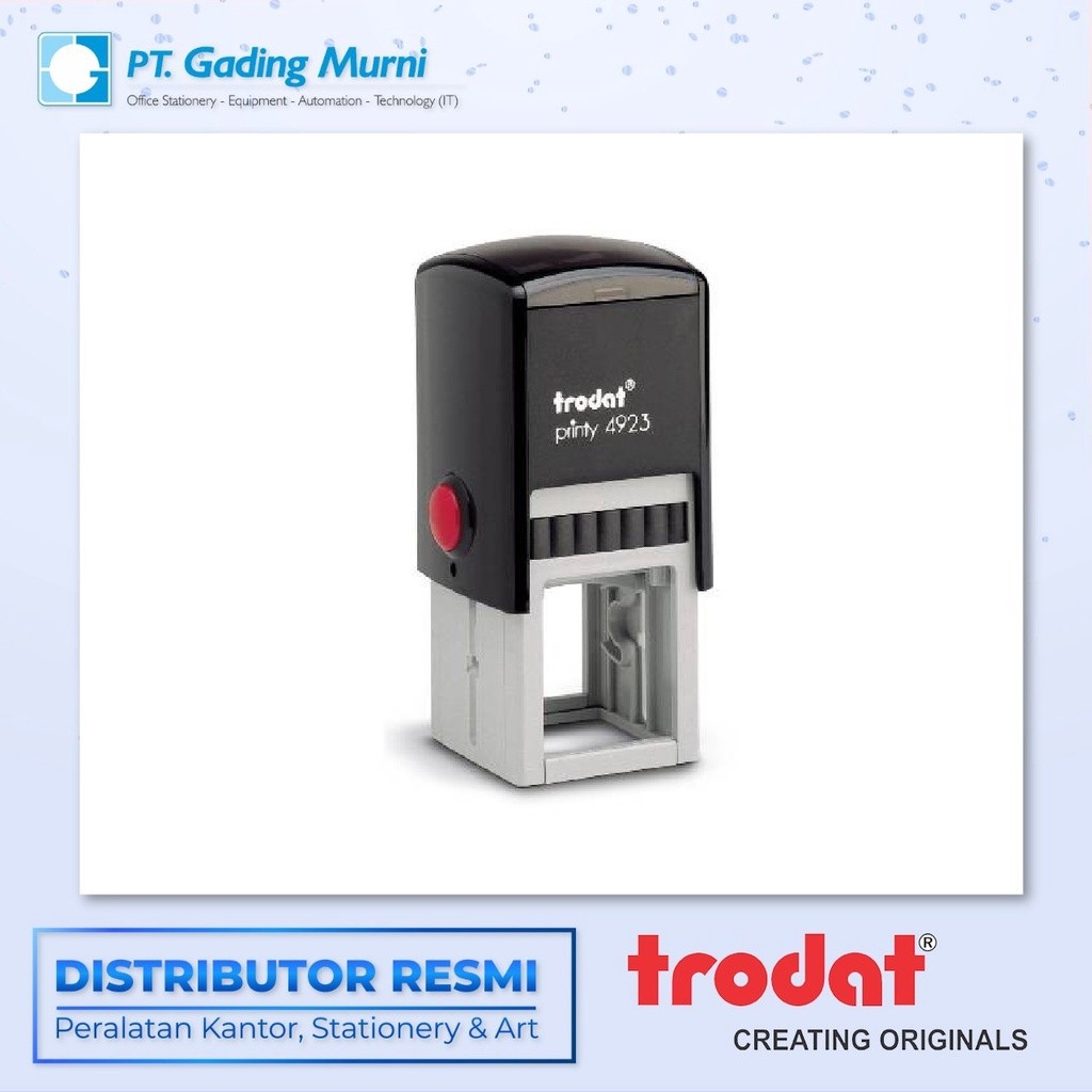 

TRODAT STEMPEL PESANAN 4923 (30 x 30mm)