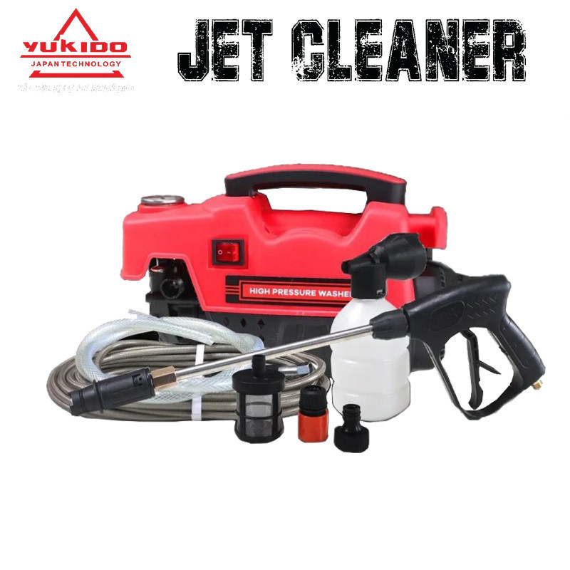 ( Otomatis & Tidak berisik ) Alat steam cuci motor & mobil Jet Cleaner - Yukido Japan Technology Hig