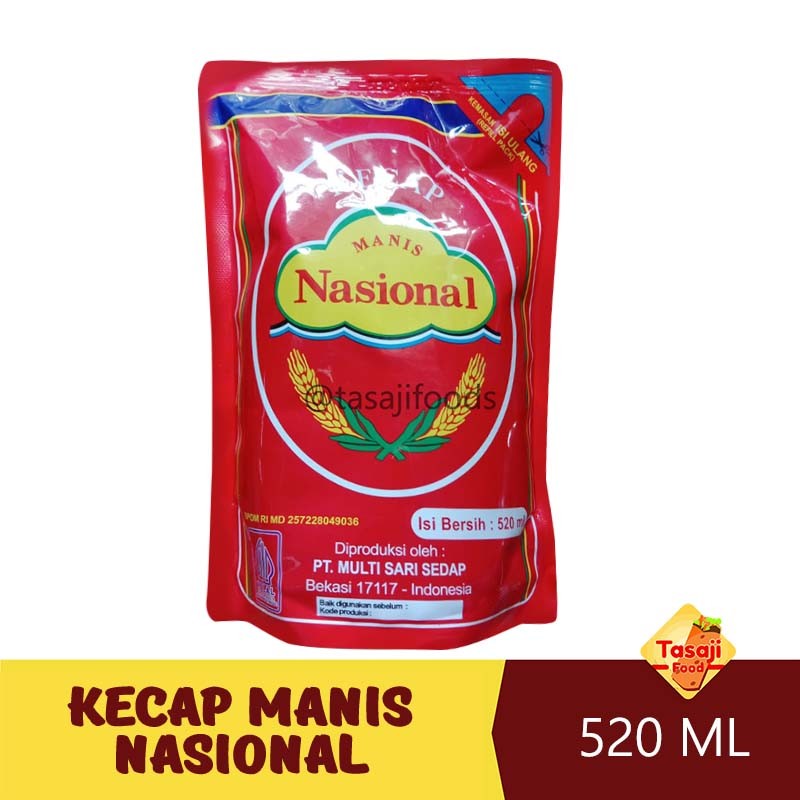 

Kecap Manis Nasional 520 ML Kecap Manis Kemasan