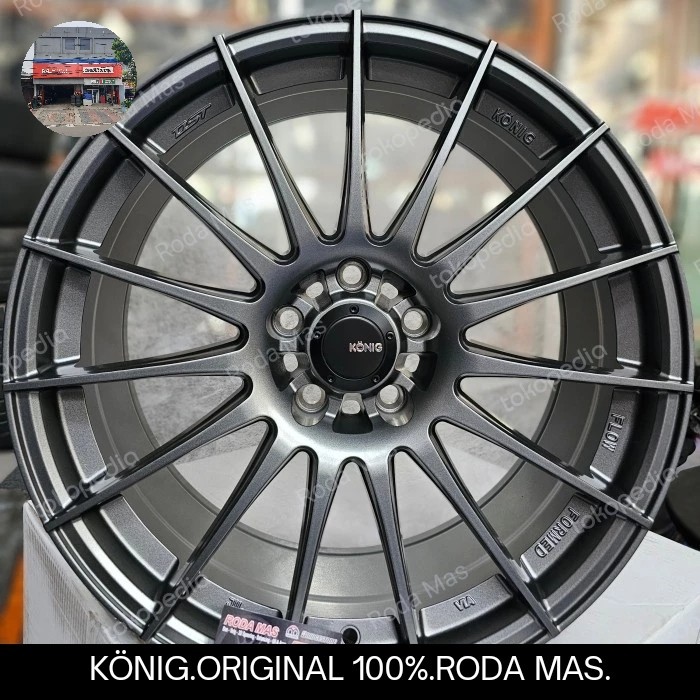 Velg Konig Rennform (ORIGINAL) R19x8.5 pcd5x114.3 ET35 - Santafe,CX5,CRV,Civic
