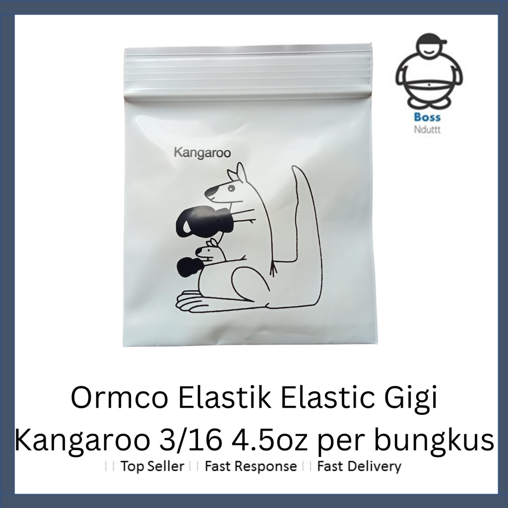 Ormco Elastik Elastic Gigi Kangaroo 3/16 4.5Oz per bungkus