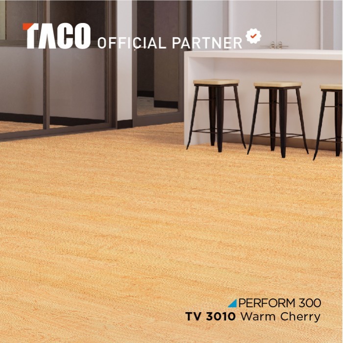 AR TACO Lantai Vinyl 3mm - TV 3010 Warm Cherry