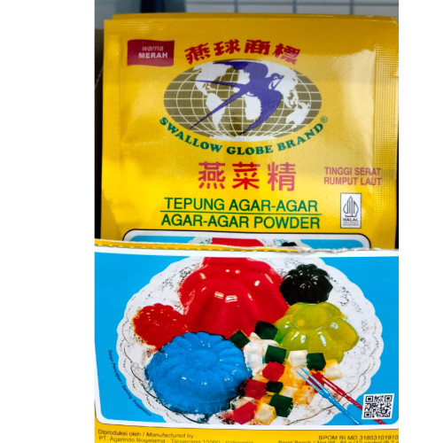 

agar-agar swallow merah 7g