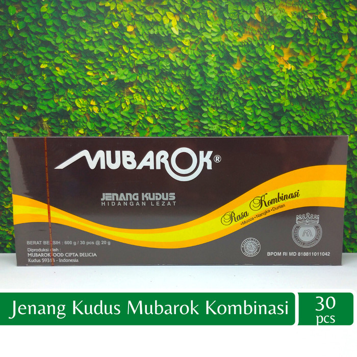 

✨TERLARIS -Dodol Jenang Kudus Mubarok Kombinasi 30pcs