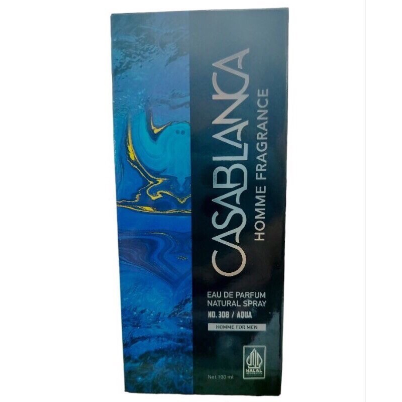 Casablanca Eau De Parfum 308 Aqua 100ml / Parfum casablanca aqua / casablanca dus / IM