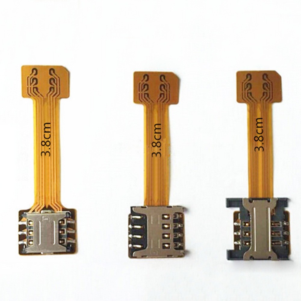 Top Hybrid Double Dual Sim card Adapter Micro SD Nano Sim Extension Adapter for Xiaomi Redmi Samsung