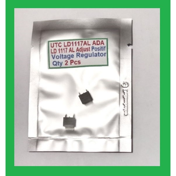 Qty 2 Pcs UTC LD1117AL ADA LD 1117 AL Adjust Positif Voltage Regulator