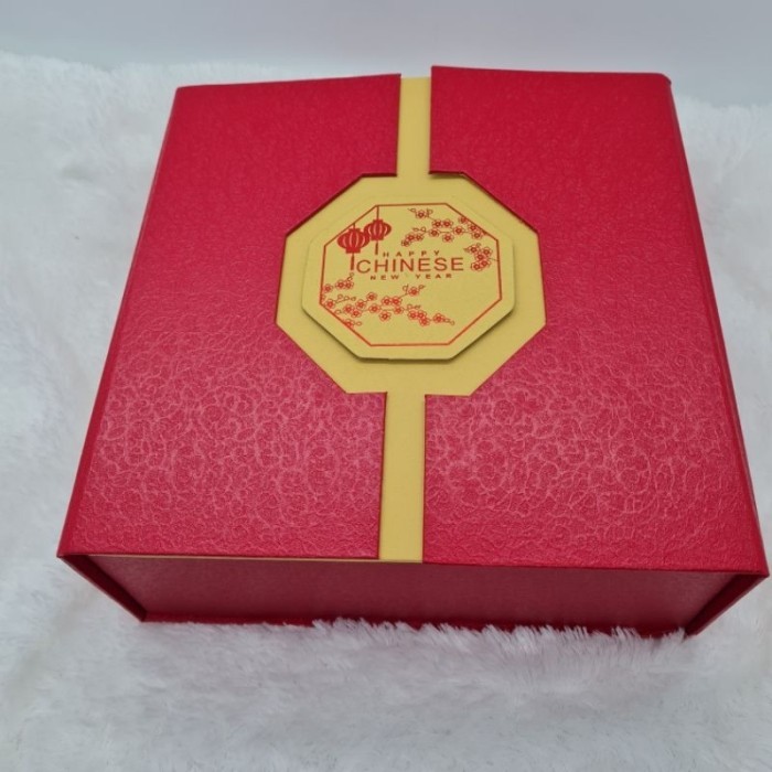 

Box Magnet Tengah MT 20x20x8cm kotak kue hamper imlek natal idul fitri - natal 20x20