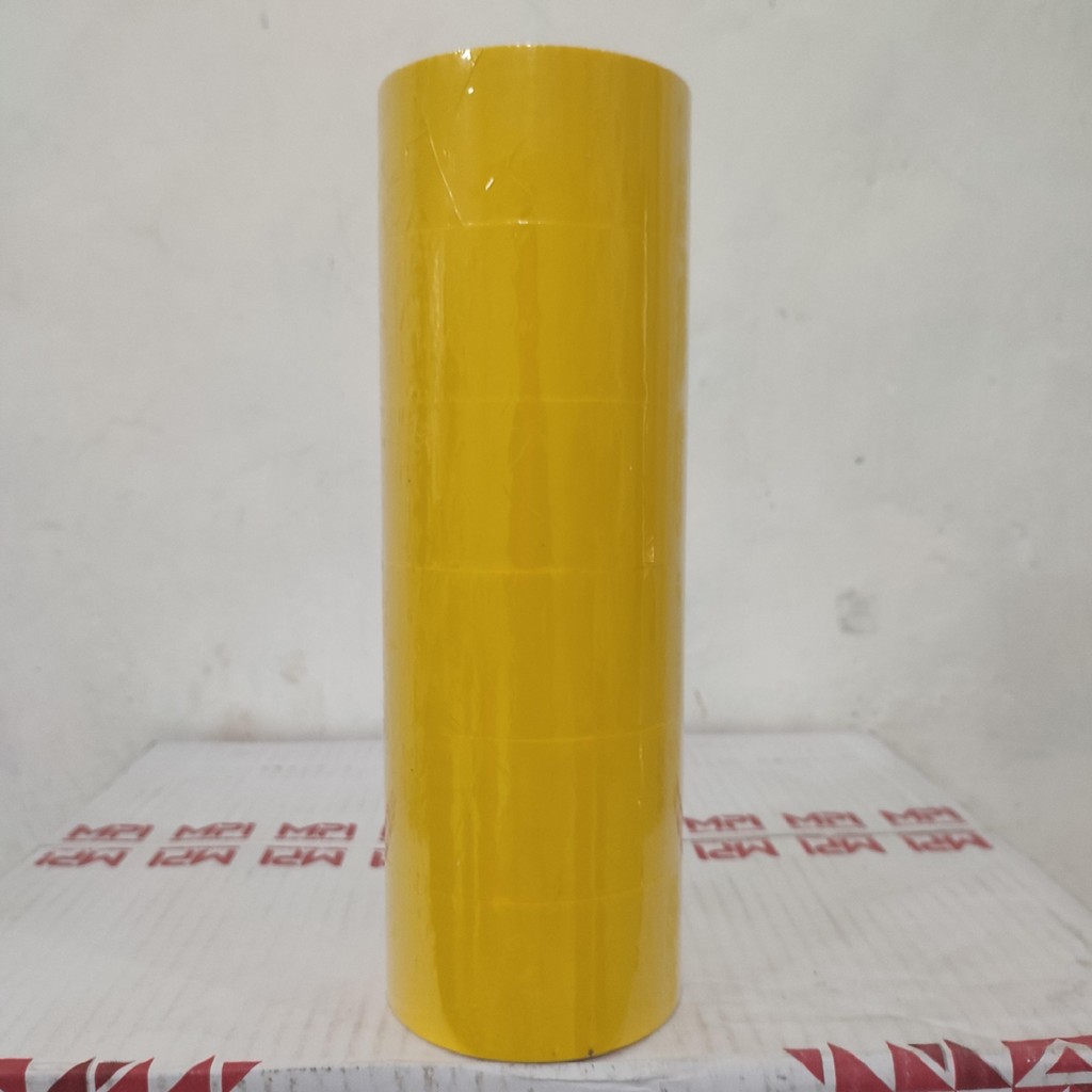 

6 PCS - Lakban Warna KUNING - Master Pack Indonesia