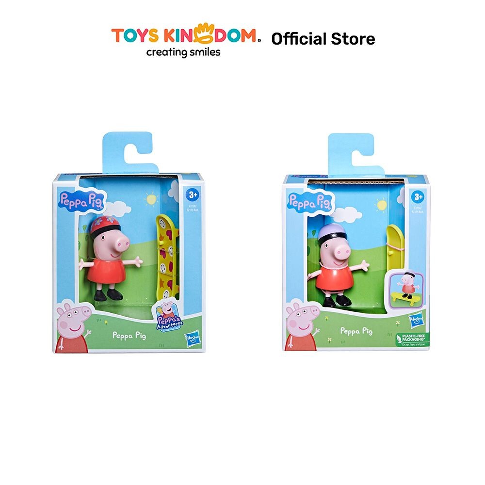Toys Kingdom Peppa Pig Figure Peppa And Skateboard F37585 Random Mainan Anak Kids Toys Karakter Mini
