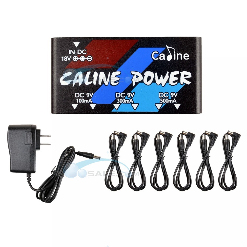 Caline CP-02 Multiple Outputs Power Supply 18V 1A 18W 6 Channel Output With Adapter And 6pcs Cable G