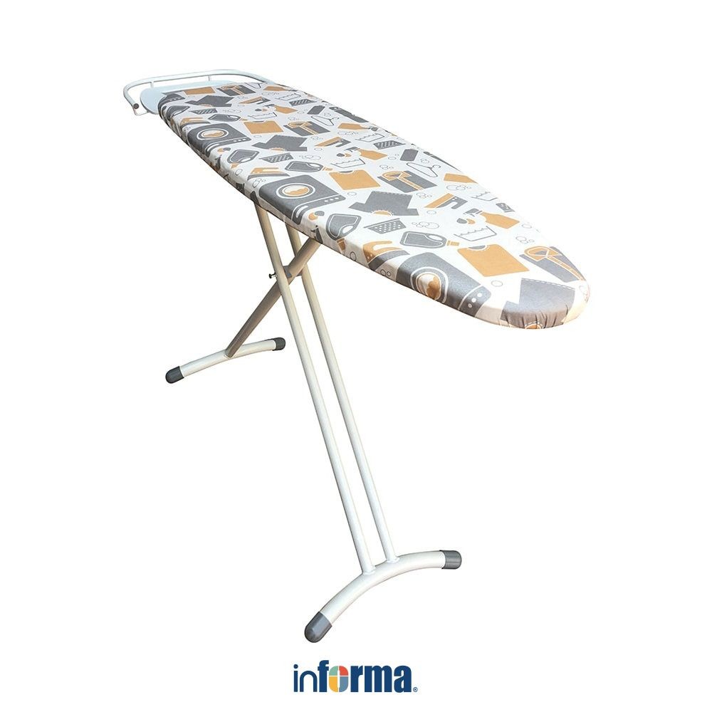 Informa 110x35x83 cm Bloomy Meja Setrika Lipat Classic Papan Setrikaan Alas Ironing Board Perlengkap