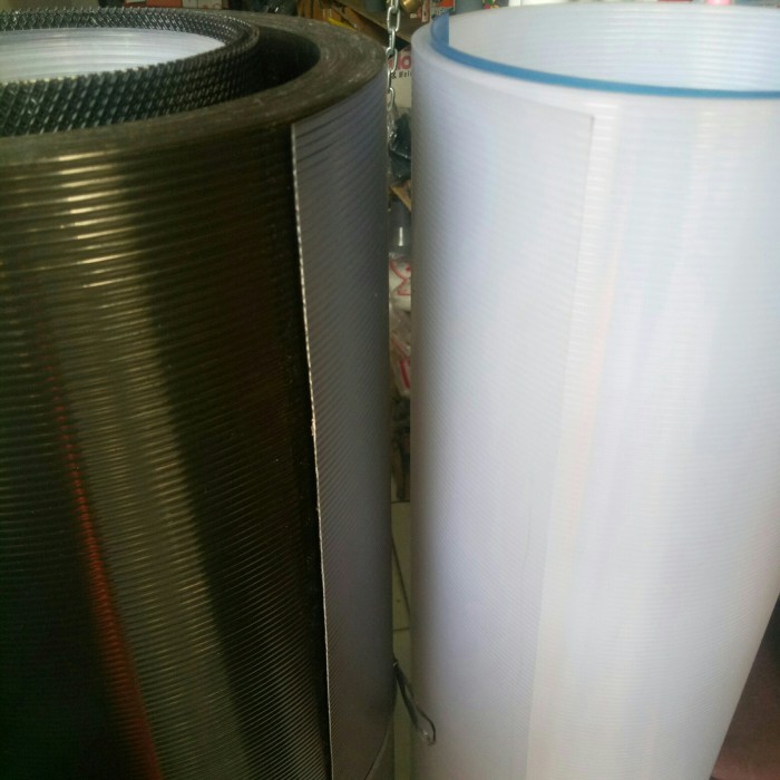 fiber pagar plastik penutup - Putih