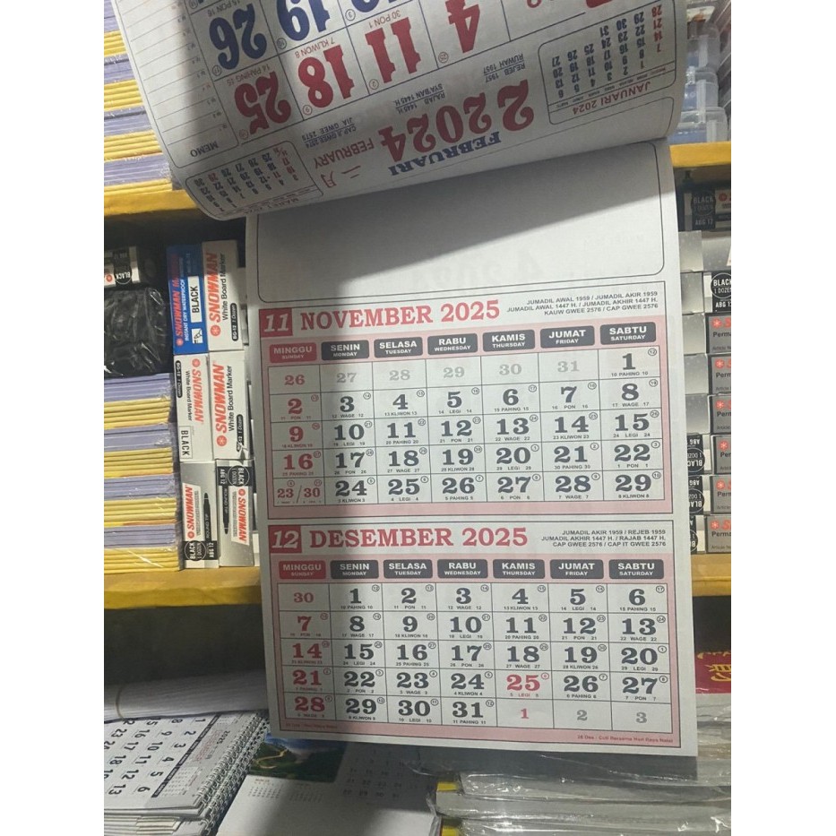 

Kalender Kerja Dwibulan Tahun 2025 Kalender Dinding 2025 - DWIBLN DAUR ULG
