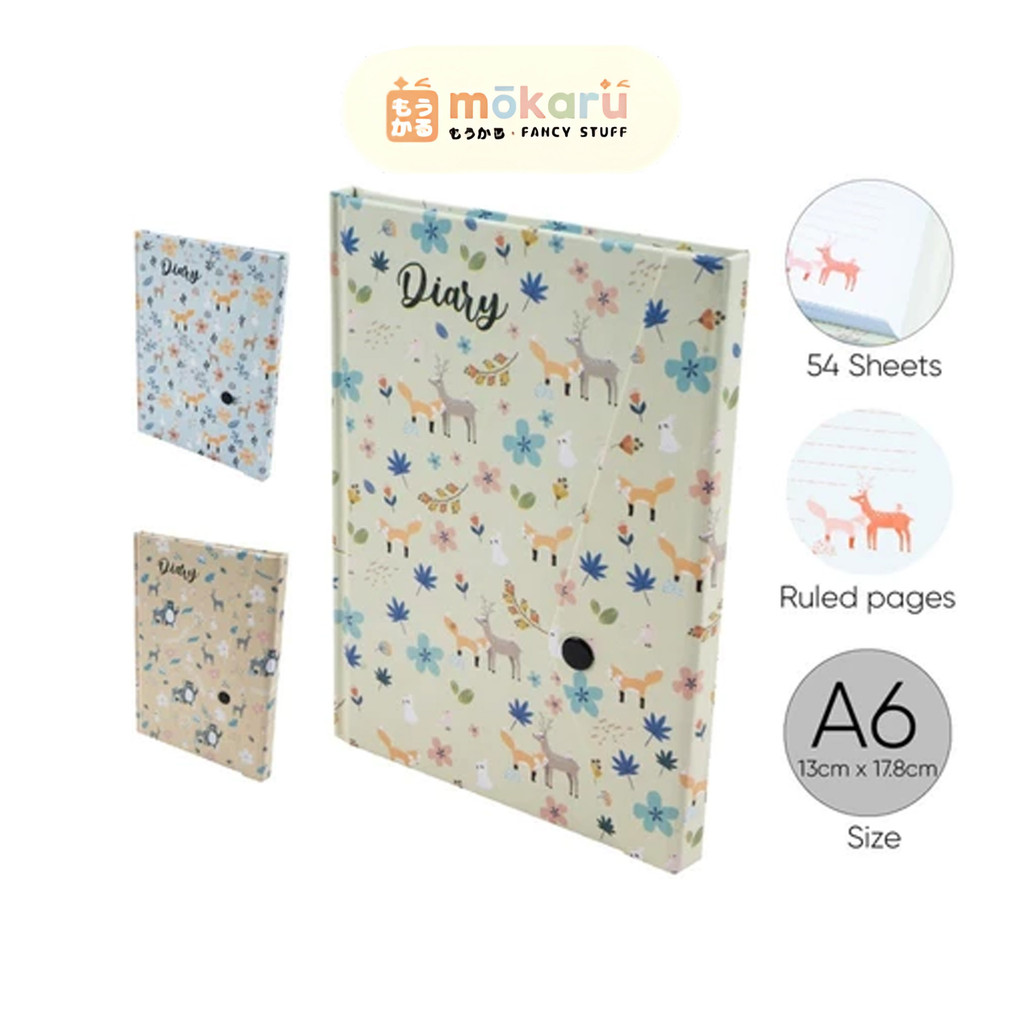 

Joyko Diary Kancing Winter Animal D-1813WA-KC31 / Buku Tulis Catatan Diary Lucu Unik Murah