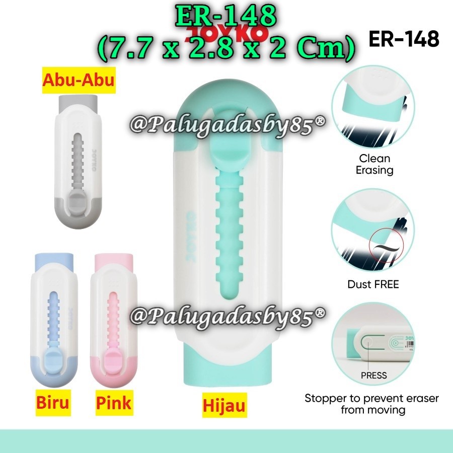 

(1 Biji) Penghapus Cutter JOYKO ER-148 / Penghapus Joyko ER-148 / Penghapus Eraser Joyko ER-148