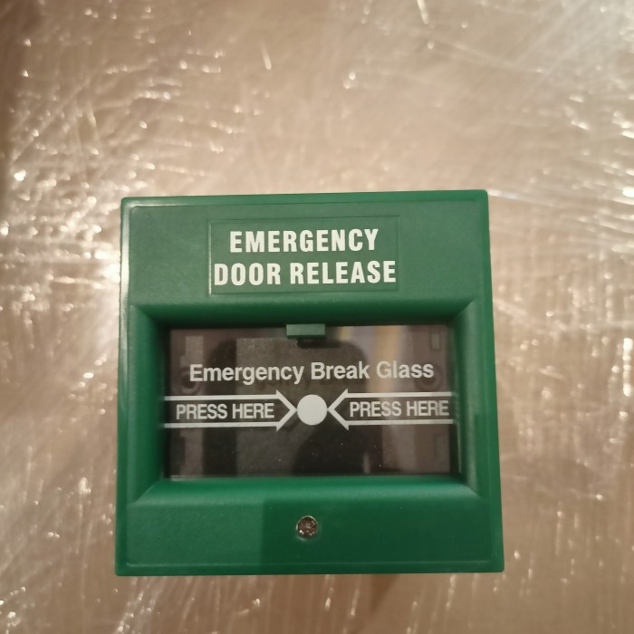 

EMERGENCY DOOR RELEASE BREAKGLASS