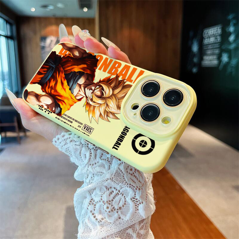 Casing Premium Magsafe silikon Case iPhone 16 pro max kartun bola naga Case ip 11 12 13 14 15 16 PRO