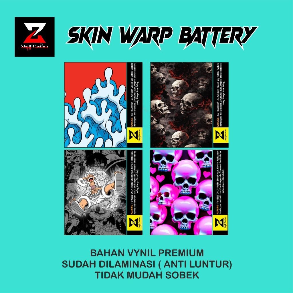 

ACCESORIES Stiker GARSKIN WARP BATTERY ANTI LUNTUR