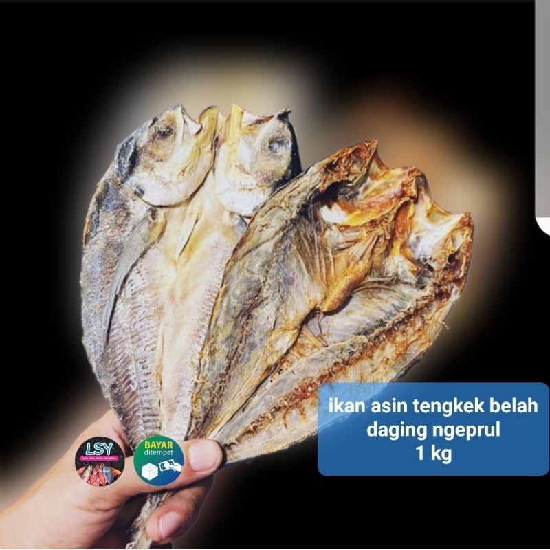 

ikan asin tengkek belah 1 kg