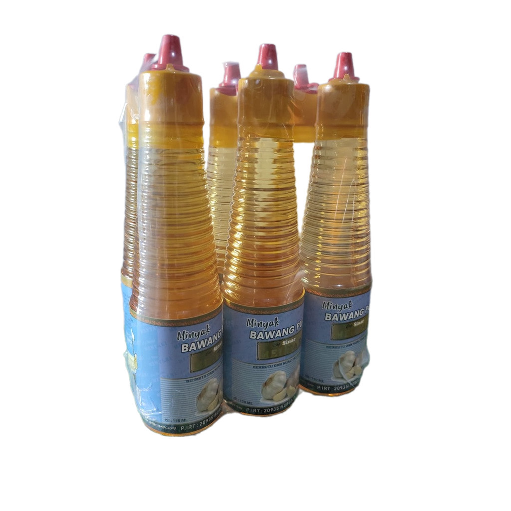 

Paket Hemat Minyak Bawang Putih Cap Sinar Mentari Isi 6Botol 150mL