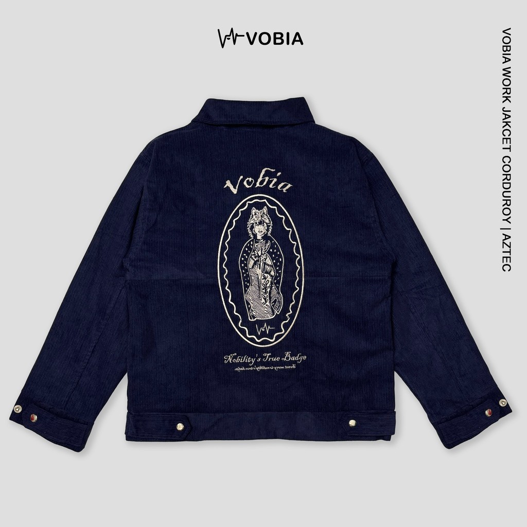 Vobia Work Jacket Boxy Corduroy - Aztec